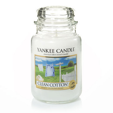 Clean Cotton grand modèle Yankee Candle Imaginez Vendôme 41 Loir et Cher