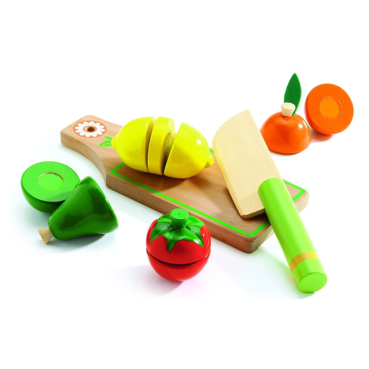 Coffret fruits et légumes à couper Djeco