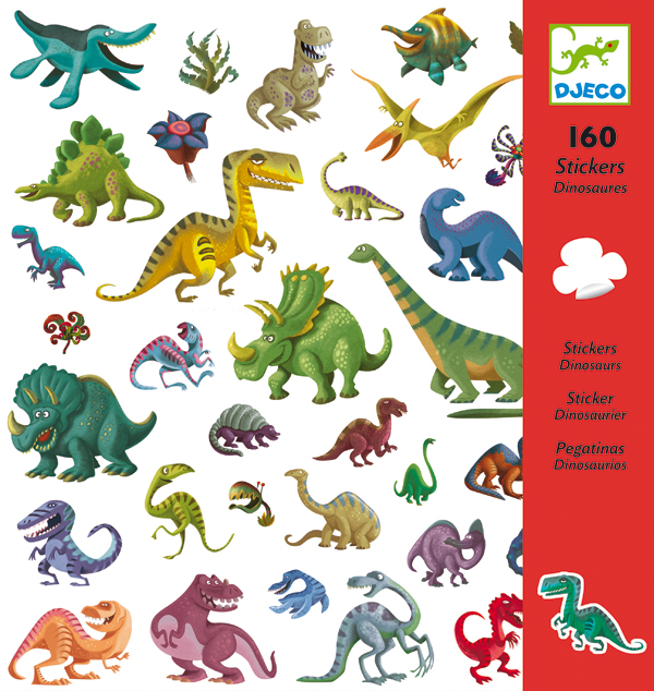 Stickers dinosaures Djeco