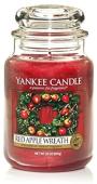 Red apple wreath grand modèle Yankee Candle