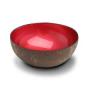 Coconut bowl  red metallic paint Noya  Imaginez 41 Loir et Cher
